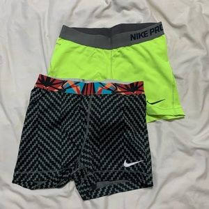 Nike Pro dry fit spandex shorts